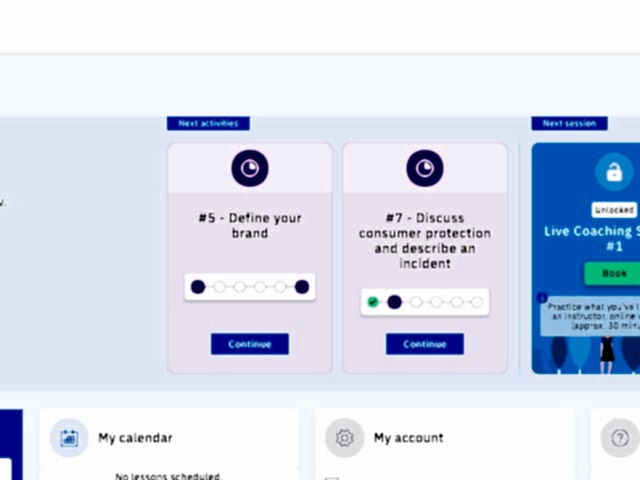 online İngilizce kursu - Adım 1 - İngilizce öğrenme platformuna giriş yapın